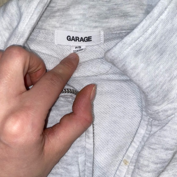 Garage half zip up hoodie size S - Picture 2 of 4